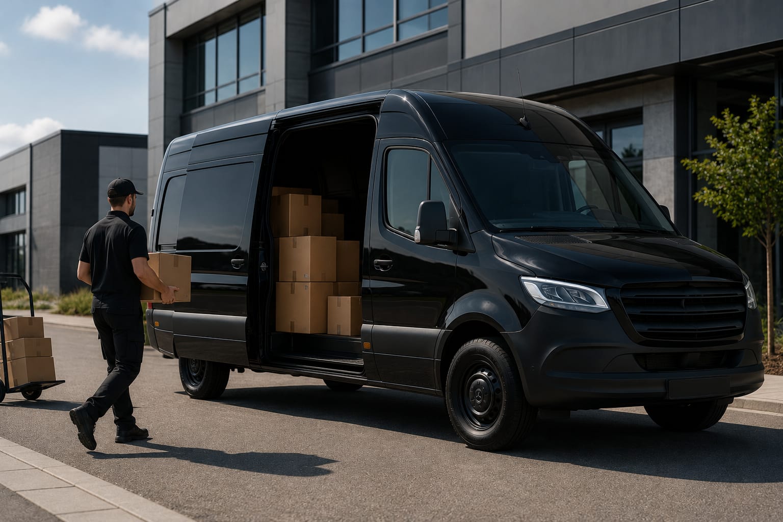 Mercedes LWB Luggage Van