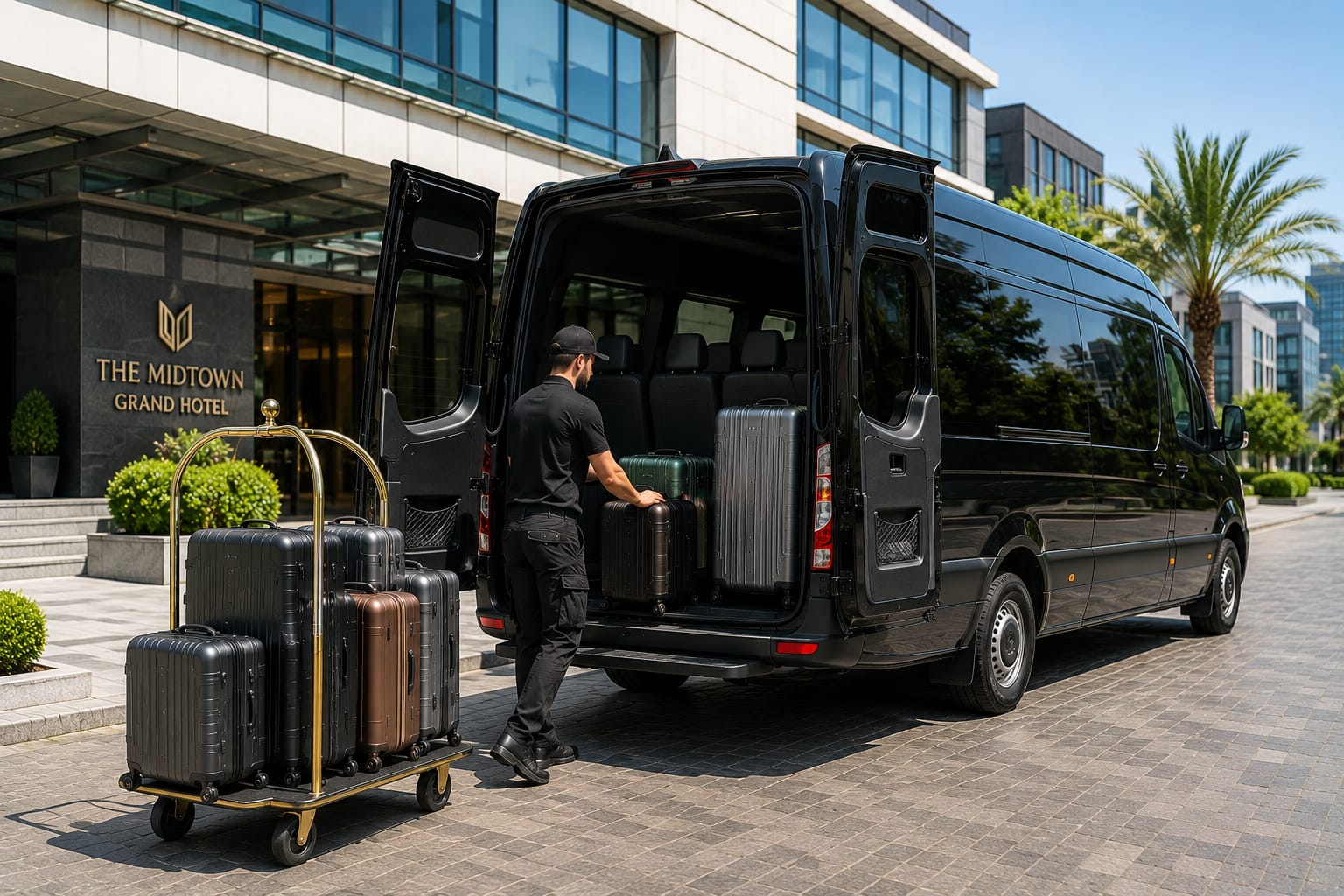 Mercedes MWB Luggage Van